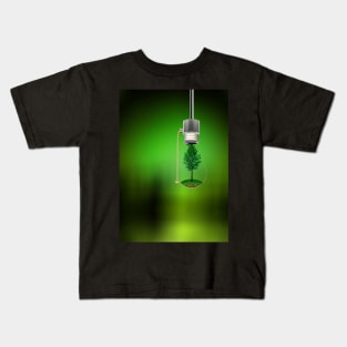 Tree in Hanging Bulb Kids T-Shirt